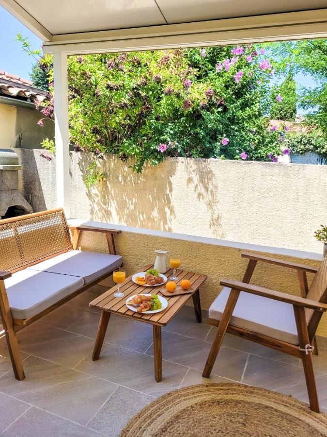 Studio Double Climatise Avec Terrasse - Proche Tram & Centre Montpellier Exterior photo